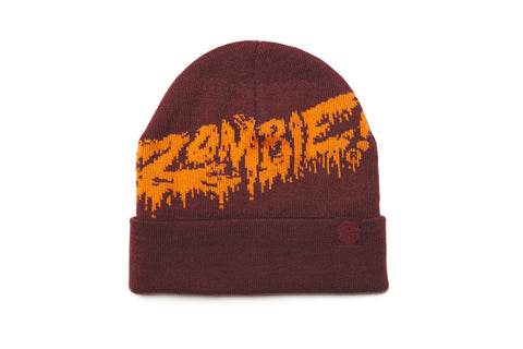 ZOMBIE! JACQUARD KNIT BEANIE.