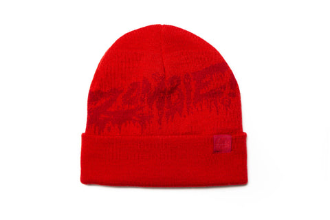 ZOMBIE! JACQUARD KNIT BEANIE.